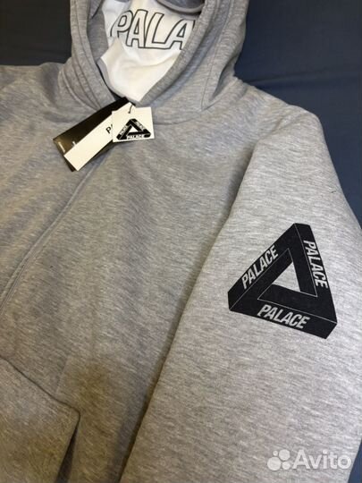 Зип худи palace с балаклавой