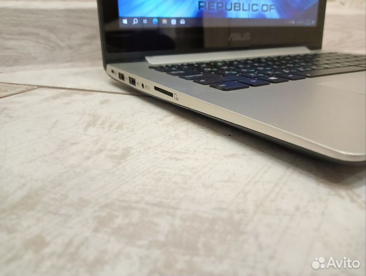 Быстрый asus Core i7 3517u ssd 14дюймов