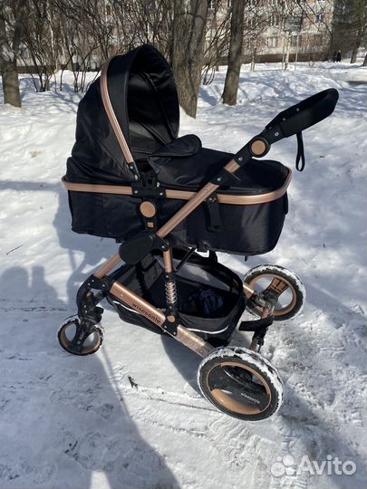 Детская коляска трансформер 3 в 1 Wisesonle Q3