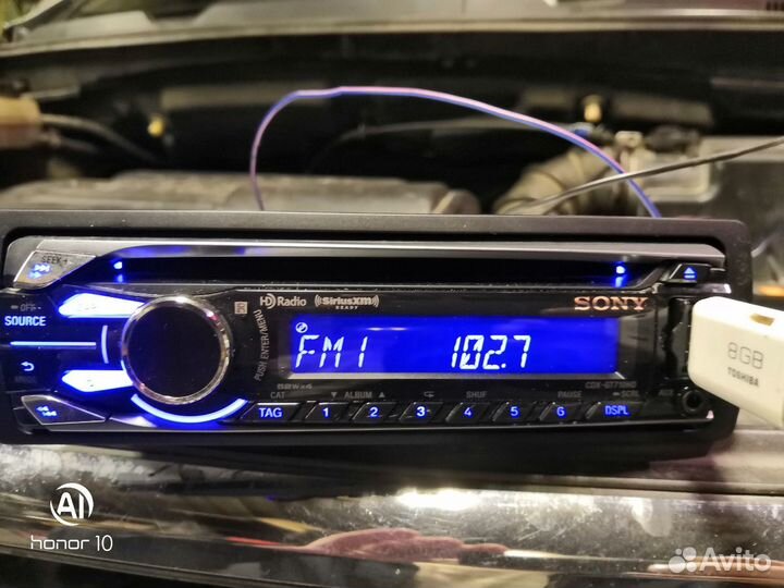 Магнитола sony cd, usb