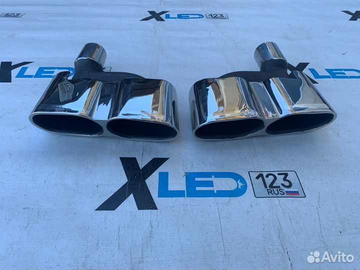 Насадки Mercedes W221 S65 W204 C63 AMG