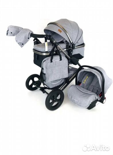 Коляска трансформер 3 в 1 Luxmom 555