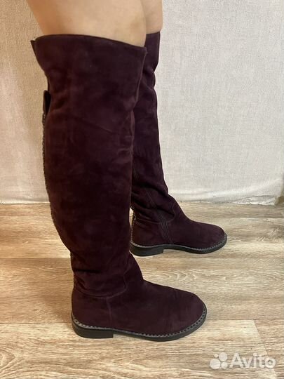 Сапоги зимние ботфорты