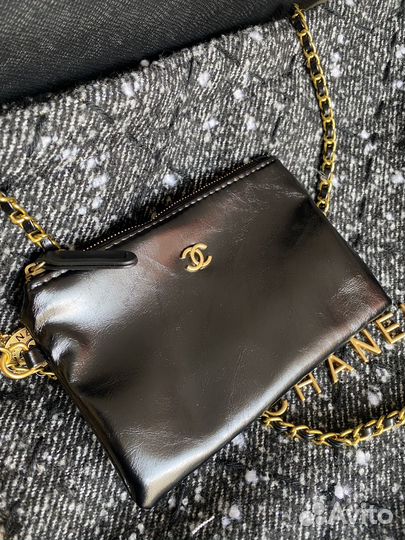 Chanel сумка твидовая шоппер