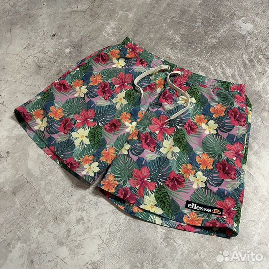 Пляжные шорты Ellesse Floral Vintage Оригинал