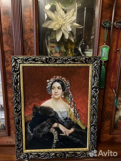 Картина антиквариат Старинная