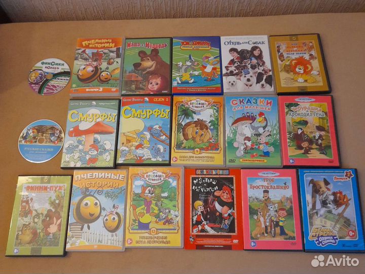 DVD диски мультфильмы