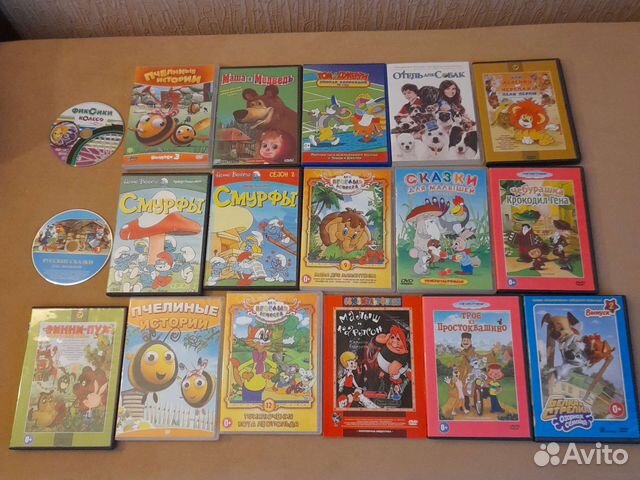 DVD диски мультфильмы