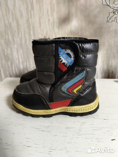 Сапожки зимние на мальчика 3 пары 24-25 р-ры