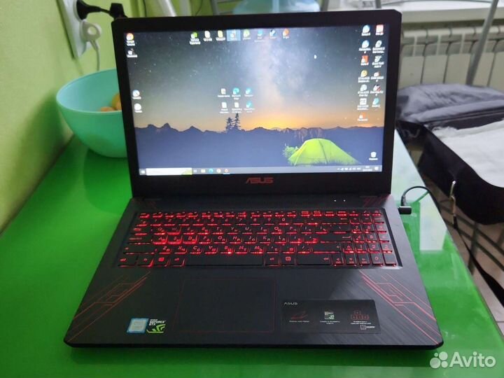 Игровой ноутбук asus fx 570 u