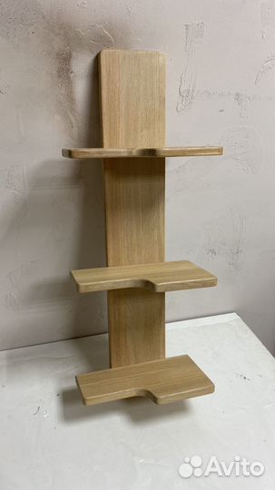 Полка в ванну из массива дуба