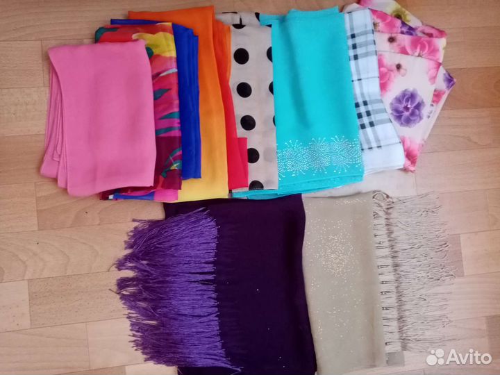 Шарфы, платки, палантины
