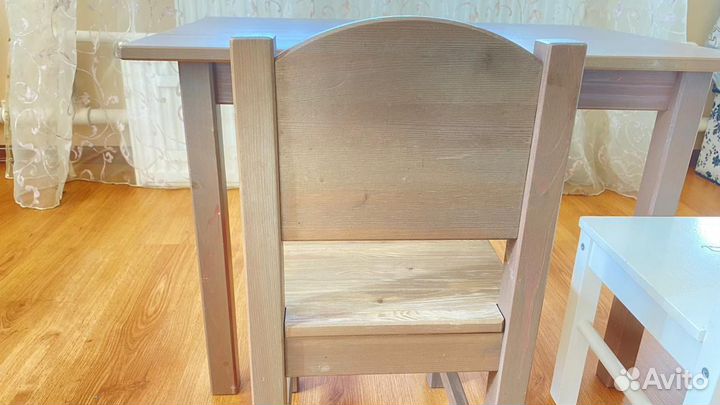 Детский стол и стул IKEA