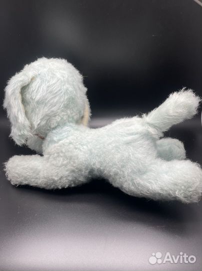 Мягкая игрушка собака резиновая морда ГДР СССР