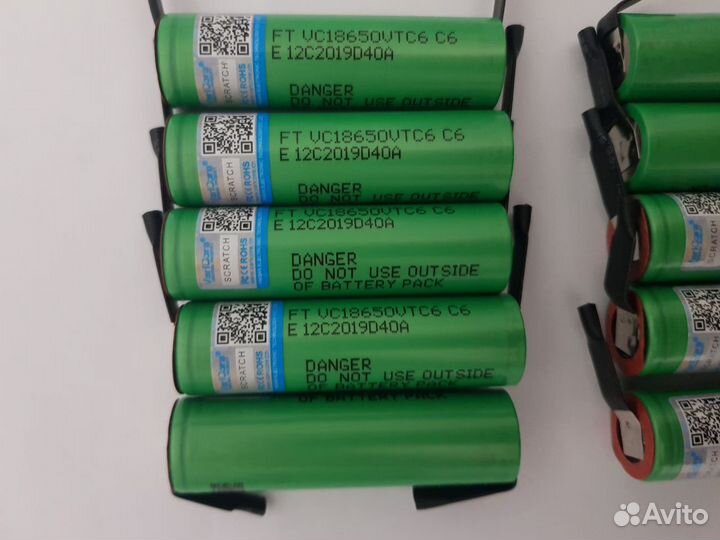Аккумуляторы 18650 VariCore VTC6, 3000 мАч, 30А