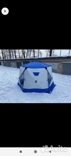 Новая зимняя трёхслойная палатка