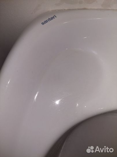 Сантехника от застройщикаванна, раковина, унитаз