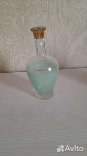 Вазочка синяя, стопки Богемия, графин