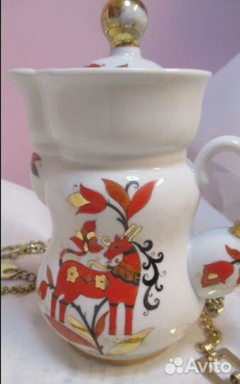 Молочник с крышкой Воробьевский лфз