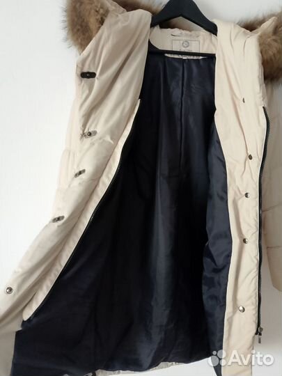 Куртка Парка с натуральным мехом размер 42