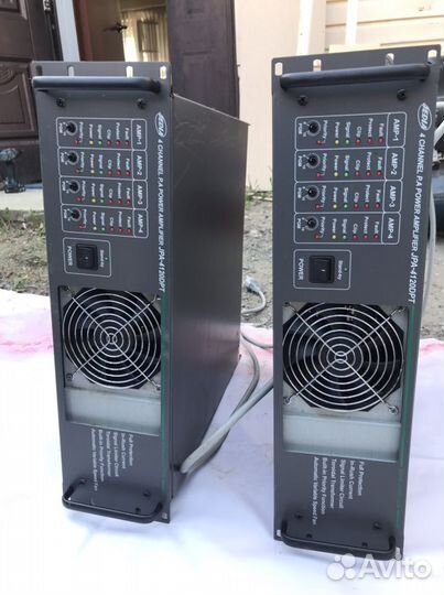 Jedia JPA4120 трансляционный усилитель 4 канала