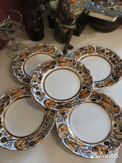 Тарелки десертные Лфз золотая осень