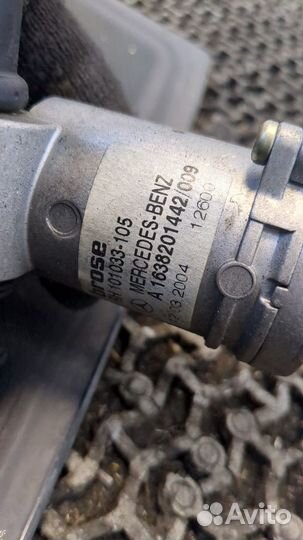 Стекло кузовное боковое Mercedes ML W163, 2004