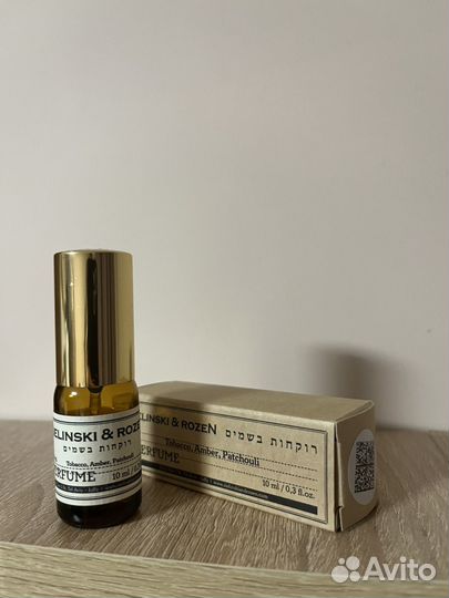 Zelinski rozen tobacco amber patchouli духи