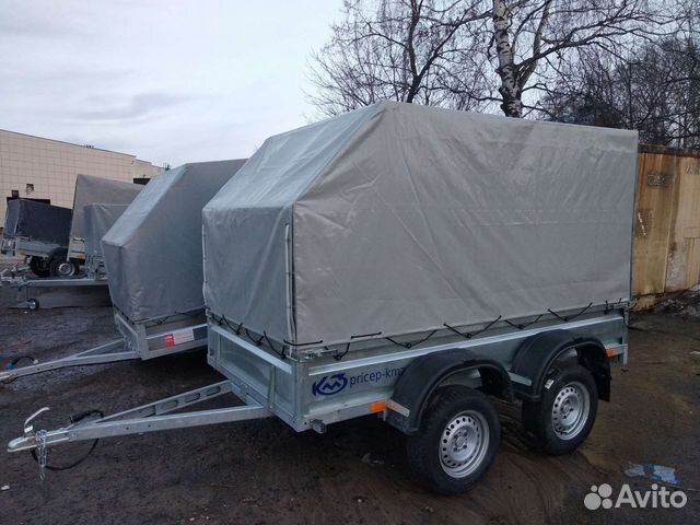 Прицеп легковой двухосный 2,6 с тентом
