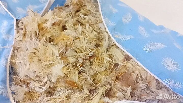 Чистка подушек из пера