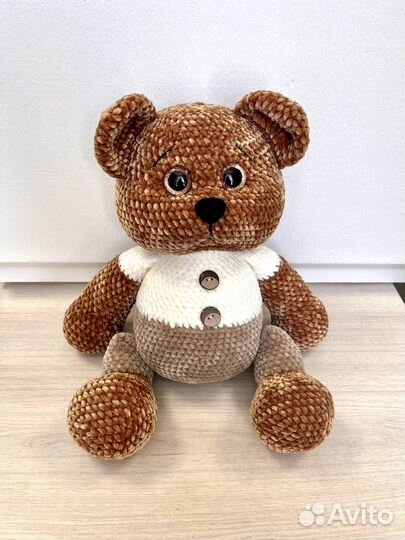 Вязаные игрушки Мишка