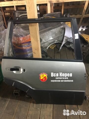 Дверь SsangYong Rexton (Рекстон) задняя RH серая