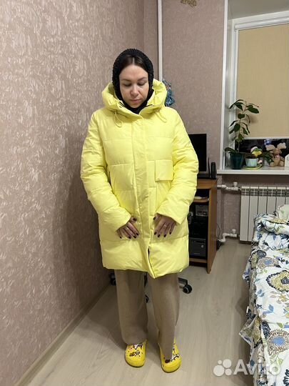 Пуховик женский зимний оверсайз