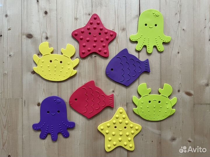 Мини-коврики для ванной Roxy Kids 8 шт