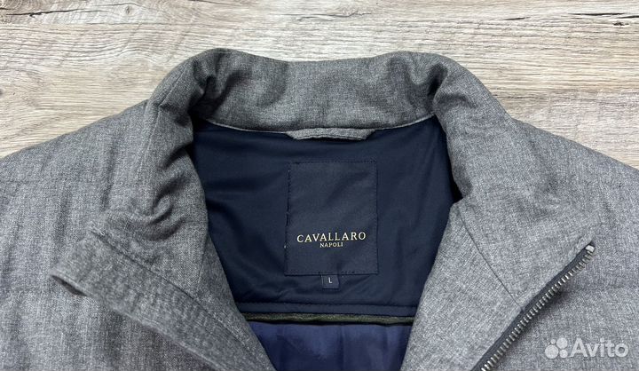 Cavallaro Napoli серая мужская утепленная жилетка
