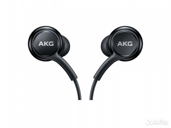 Наушники проводные Samsung AKG, чёрные