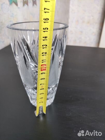 Хрустальная ваза 15 см