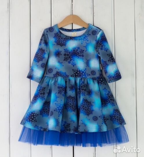 Платье снежинки Baby boom