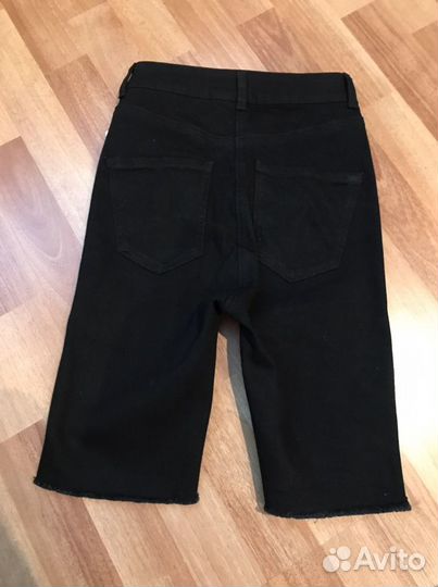 Велосипедки джинсовые, шорты, размер 42 (XS)