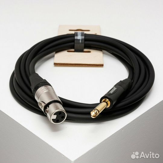 Кабель аудио 1xJack - 1xXLR Shnoor IC124-xfjm 2.0m