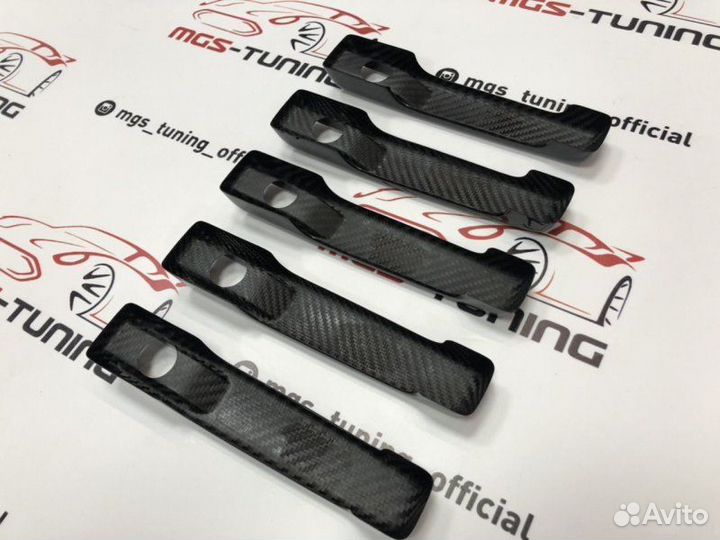 Накладки на ручки карбон Mercedes G-class AMG w463