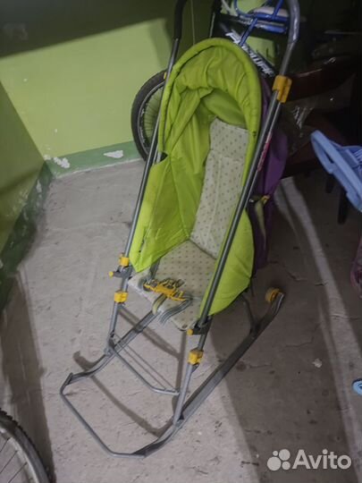 Коляска санки