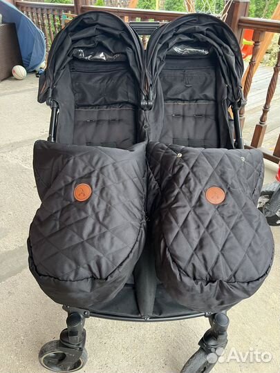 Прогулочная коляска Coletto Enzo Twin black б/у