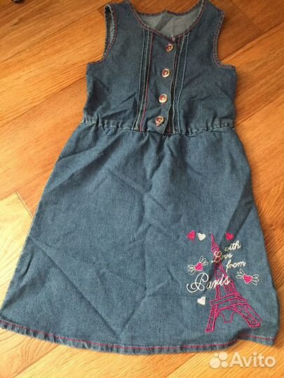 Платье джинсовое для девочки