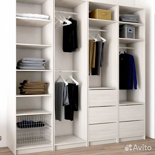 Гардеробная на заказ в рассрочку