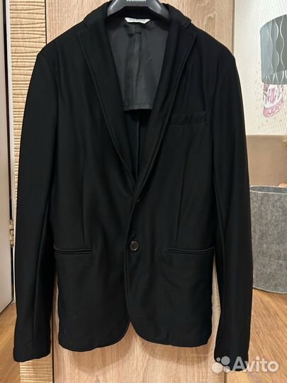 Пиджак blazer zara m мужской черный m