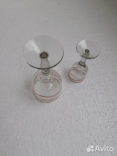 Бокалы и рюмки на четыре персоны СССР