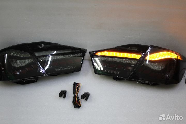 Camry 50 LED Стоп сигналы стиль BMW дымчатые E2ND7