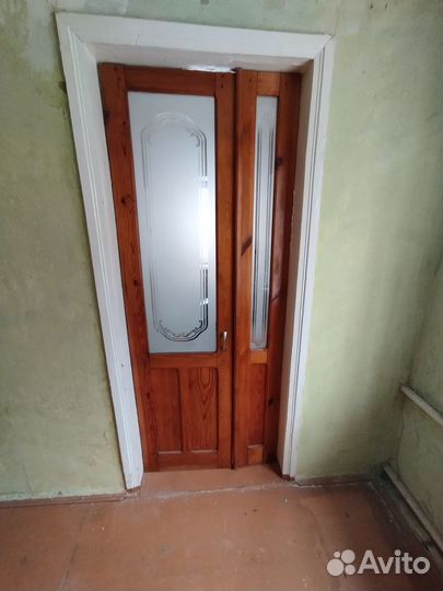 Межкомнатные двери бу деревянные со стеклом