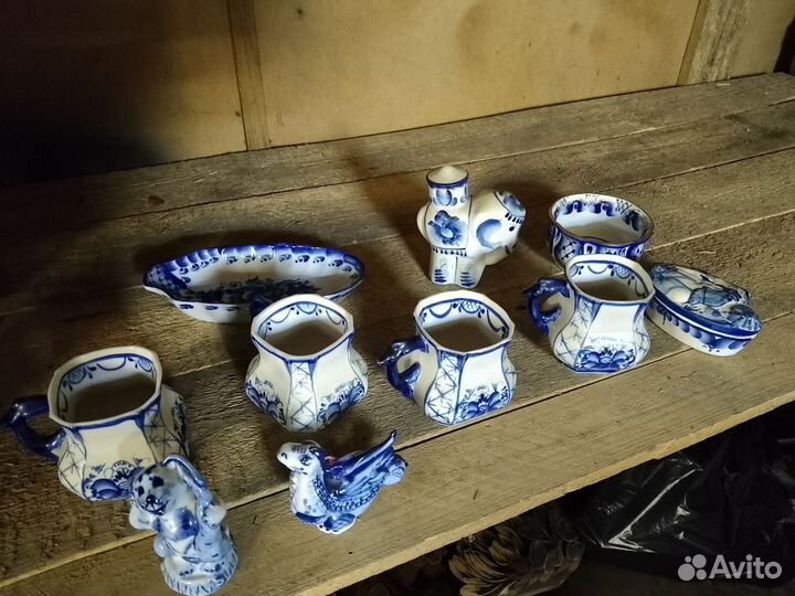 Посуда гжель